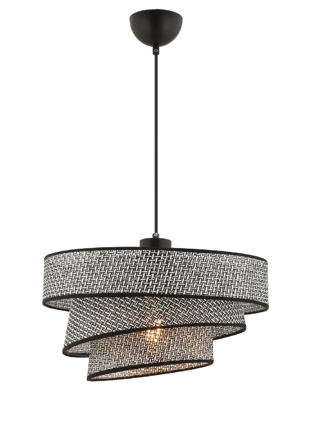 Opviq LuxeLuminate Grey & Black Chandelier Elegance | Opviq