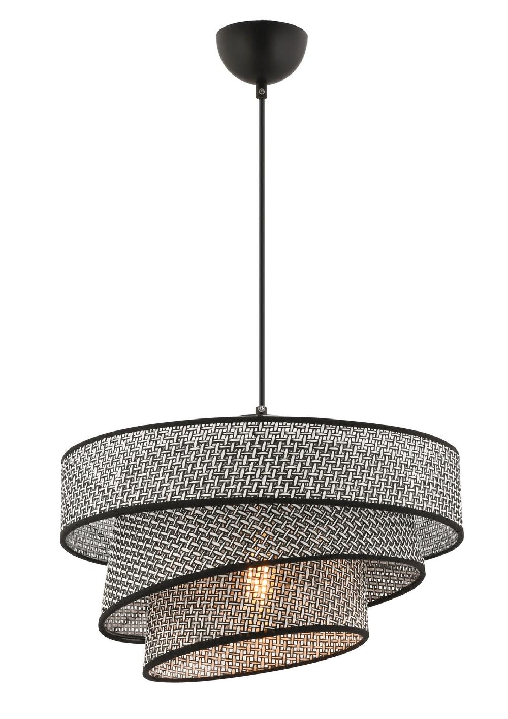 Opviq LuxeLuminate Grey & Black Chandelier Elegance | Opviq
