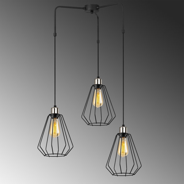 Opviq LuxeNoir Adjustable Chandelier Elegance | Opviq