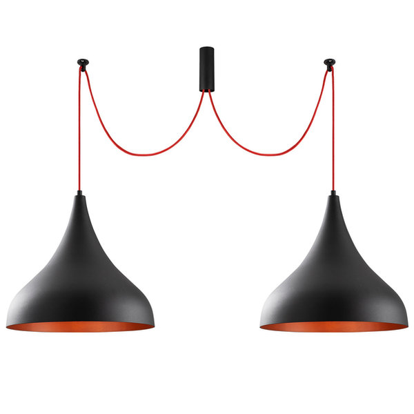Opviq LuxeNoir Metal Chandelier - Modern Elegance | Opviq
