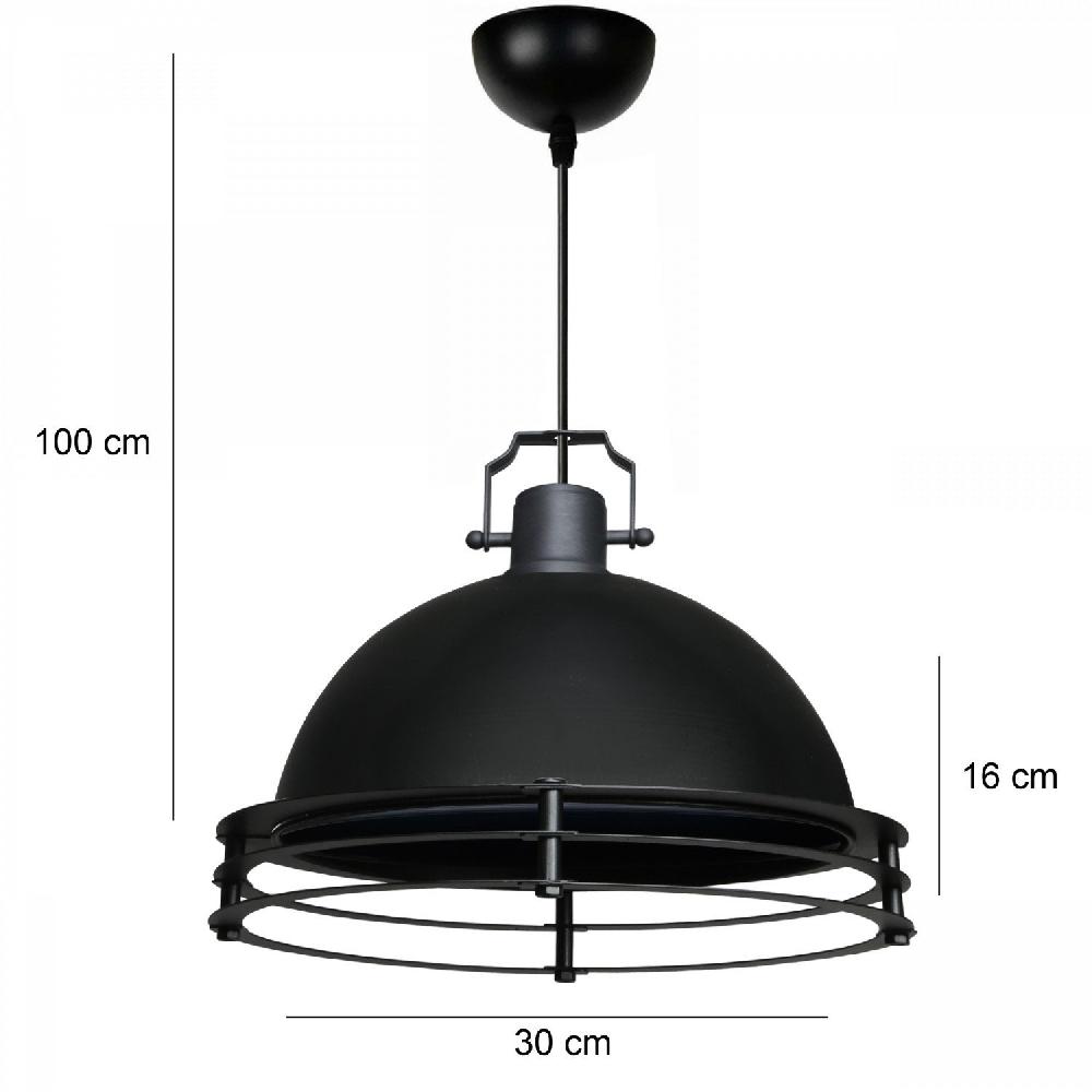Opviq LuxeNoir Metal Elegance Chandelier 100cm | Opviq