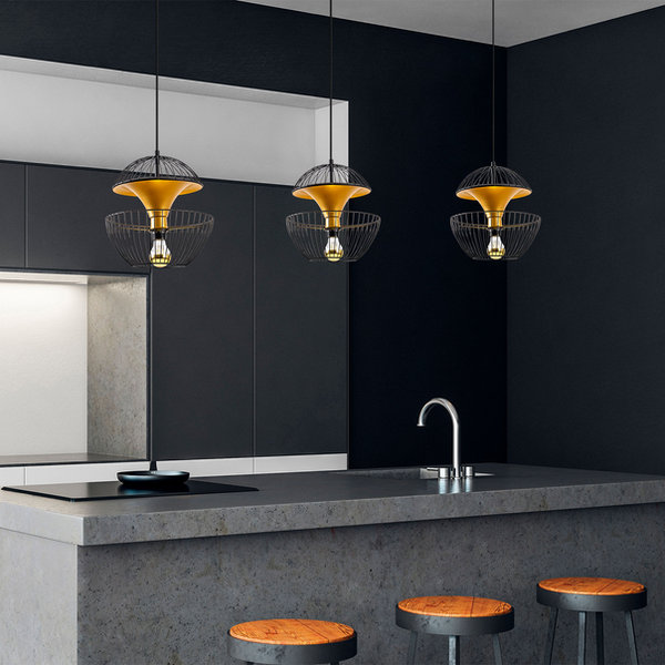opviq LuxeNova Black Pendant Chandelier 30/135 | Opviq