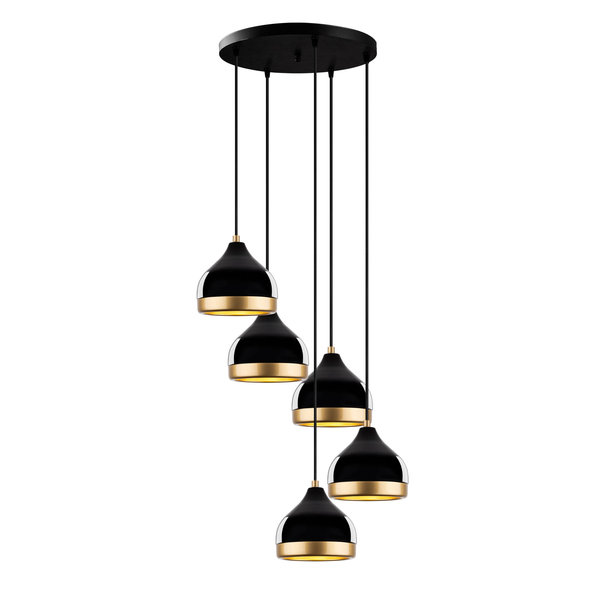 Opviq LuxeNox Adjustable Black Chandelier Elegance | Opviq