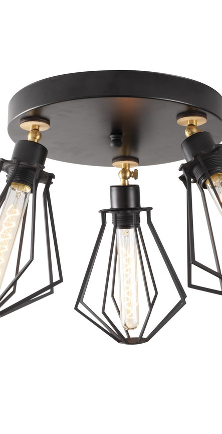 Opviq LuxeNox Industrial Chandelier: Noir Elegance 56cm | Opviq