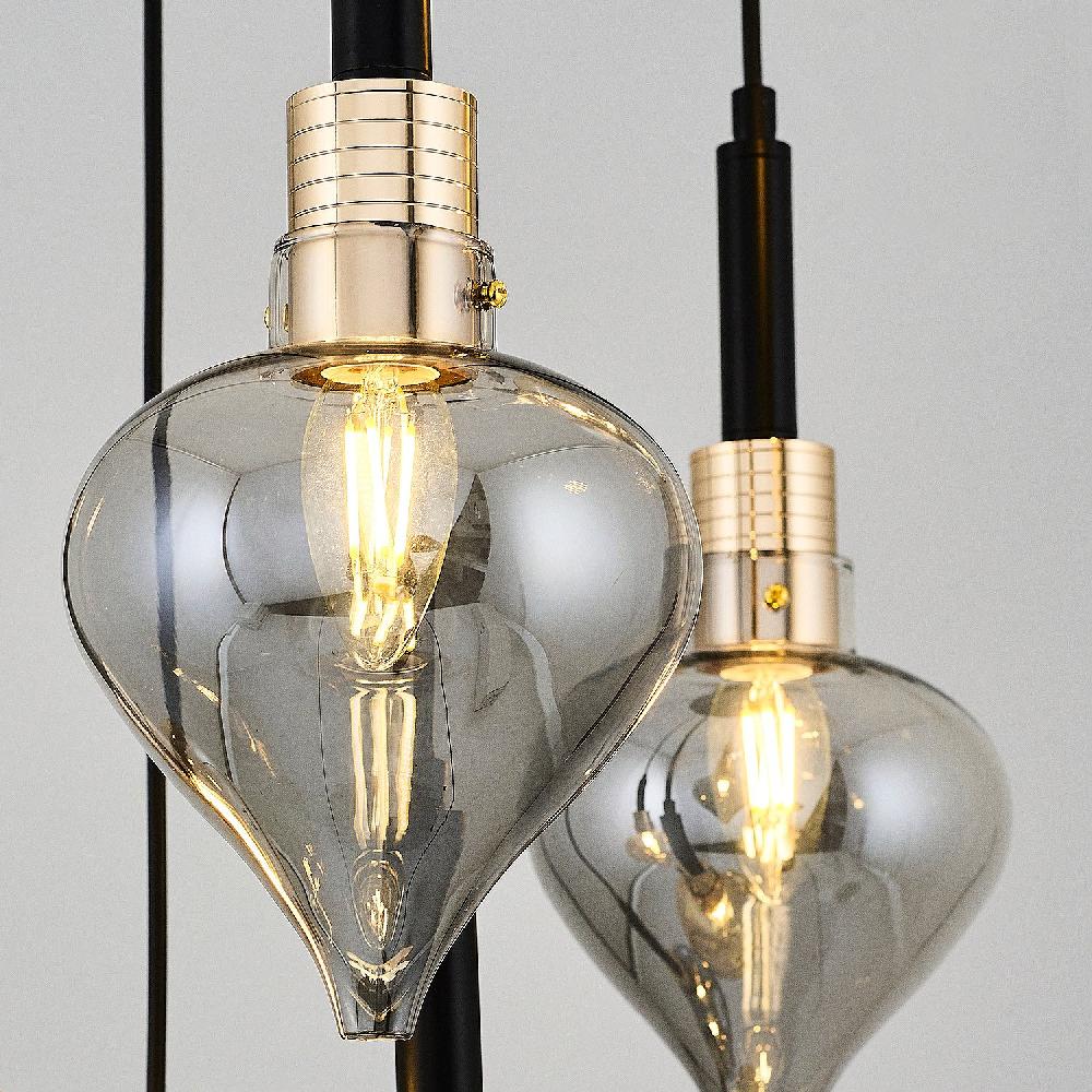 Opviq LuxeOpal Aura Chandelier 120 - Grey Elegance | Opviq