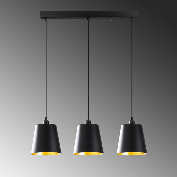 Opviq LuxeScandi Noir Chandelier 117 - Industrial Elegance | Opviq