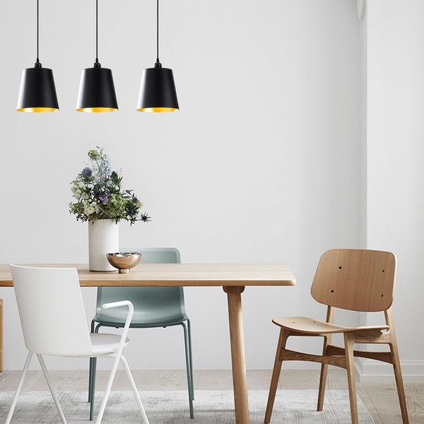 opviq LuxeScandi Noir Chandelier 117 - Industrial Elegance | Opviq