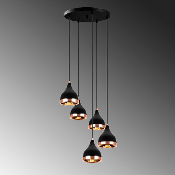 Opviq LuxeScape CopperGlow Chandelier 135 Elegance | Opviq