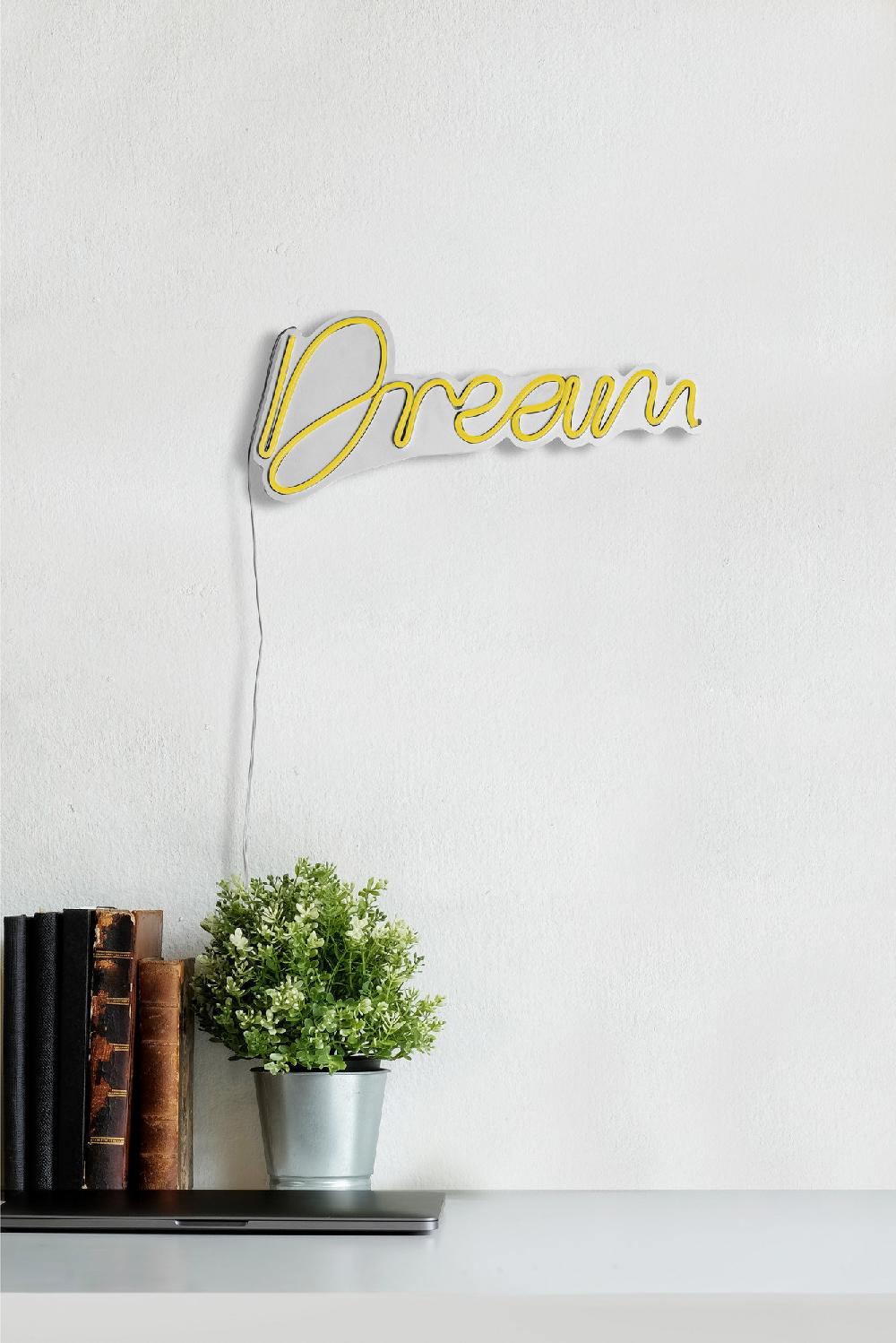 Opviq NeonGlow FlexiStrips 375 - Yellow Wave Decor | Opviq