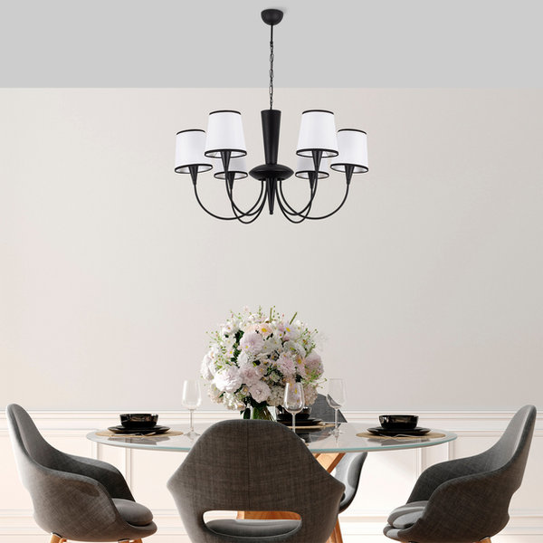 opviq Nocturna Luxe Chandelier 75 - Black Elegance | Opviq