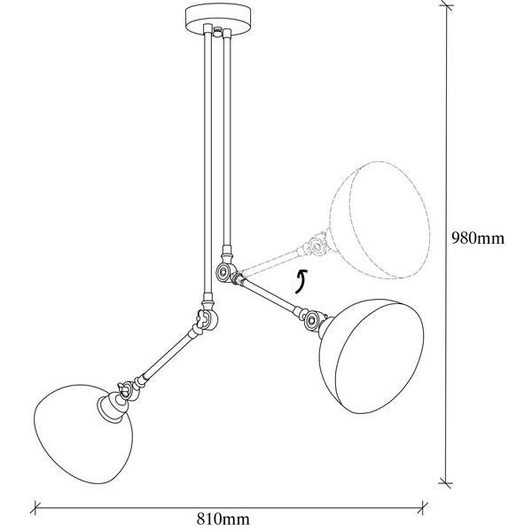 Opviq Nocturne Elegance Chandelier 81x81 Black Shine | Opviq
