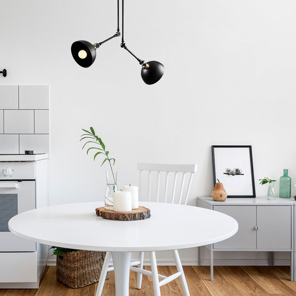 opviq Nocturne Elegance Chandelier 81x81 Black Shine | Opviq