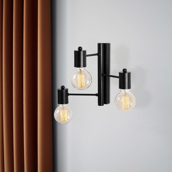 opviq NoirLume Industrial Wall Lamp 40cm - Modern Chic | Opviq