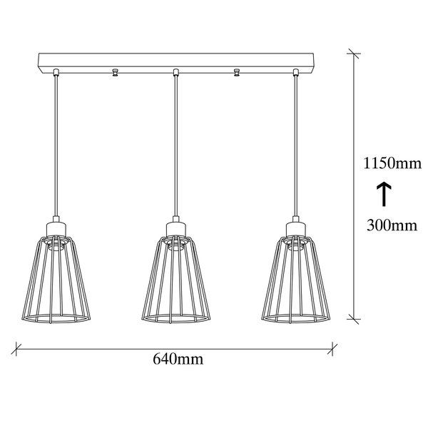 Opviq Nostalgic Noir Chandelier 115 - Industrial Elegance | Opviq