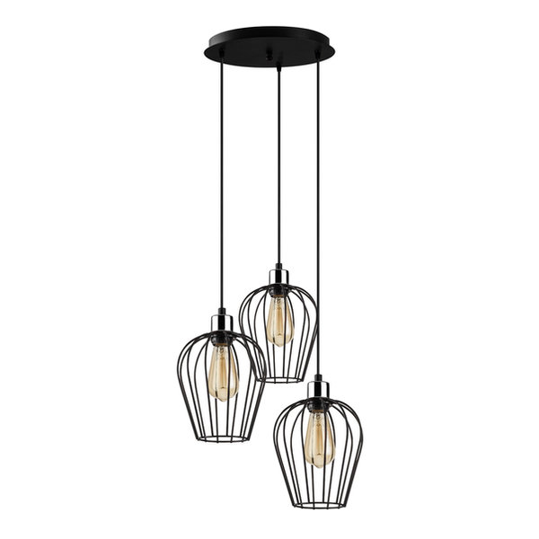Opviq Nostalglo Black Chandelier: Industrial Elegance | Opviq