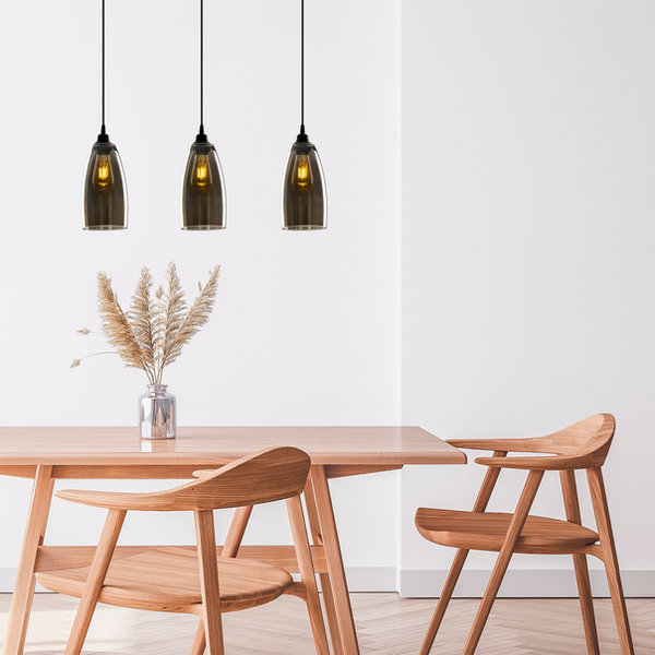 opviq Nostalux Fume Chandelier Elegance 63x127 cm | Opviq