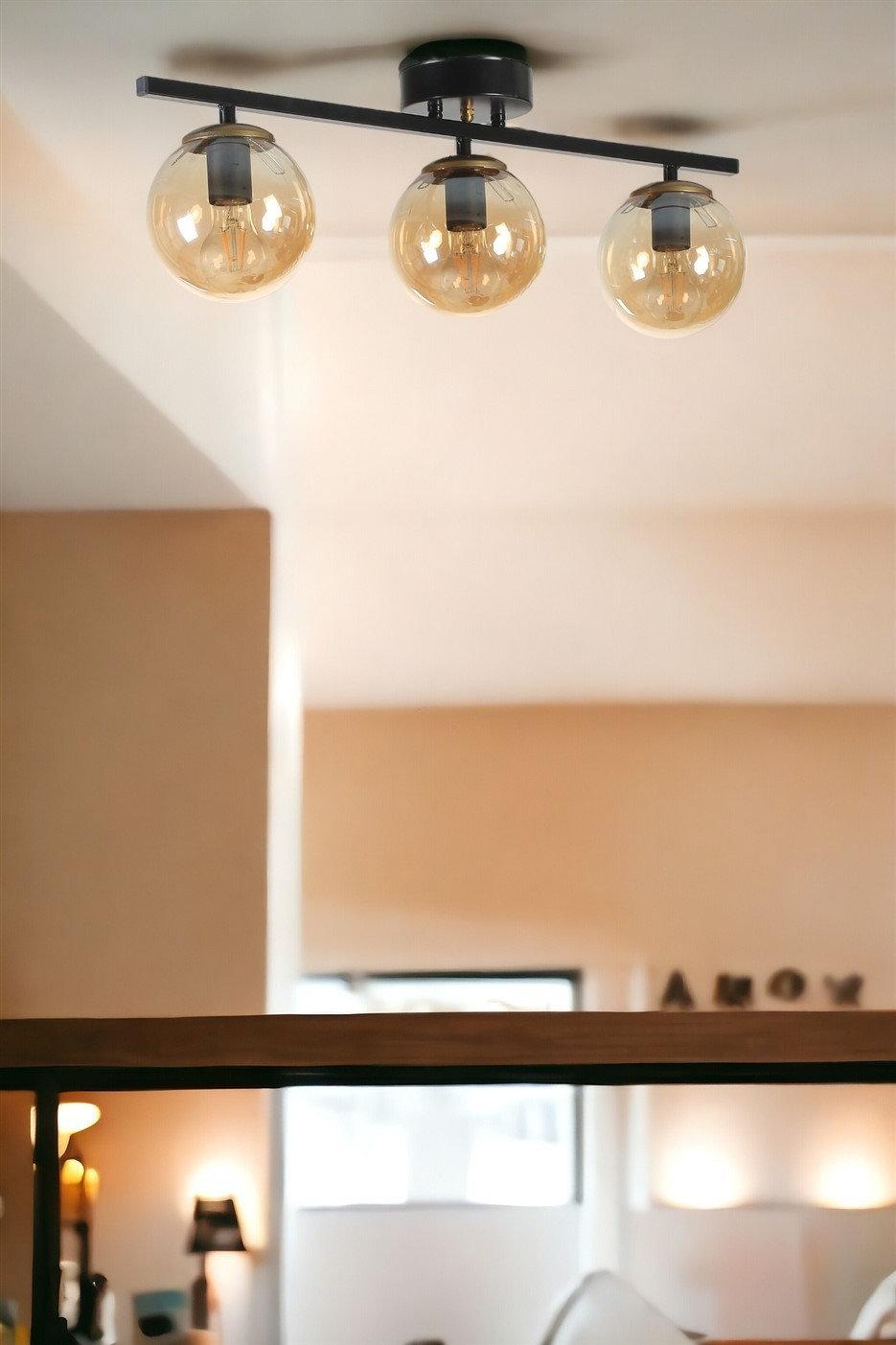 Opviq AmberLuxe Radiance Chandelier | Opviq