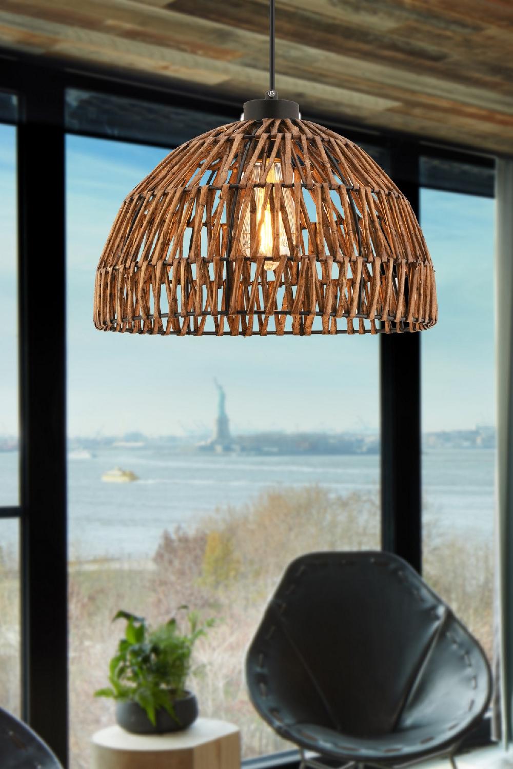 opviq BambooGlow Luxe Chandelier | Opviq