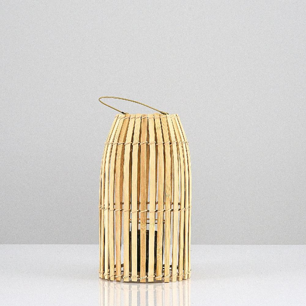 Opviq BambooGlow Oak Essence Candlestick | Opviq