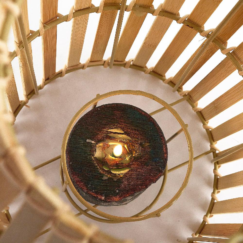 Opviq BambooGlow Oak Essence Candlestick | Opviq