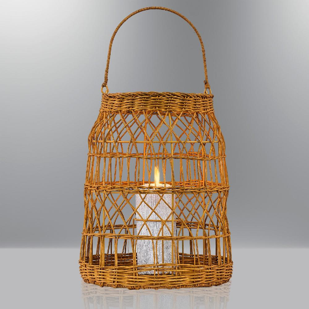 Opviq BambooGlow OakCandle Stand | Opviq