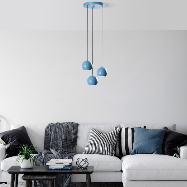 Opviq Celestia Lume: Dazzling Blue Chandelier | Opviq