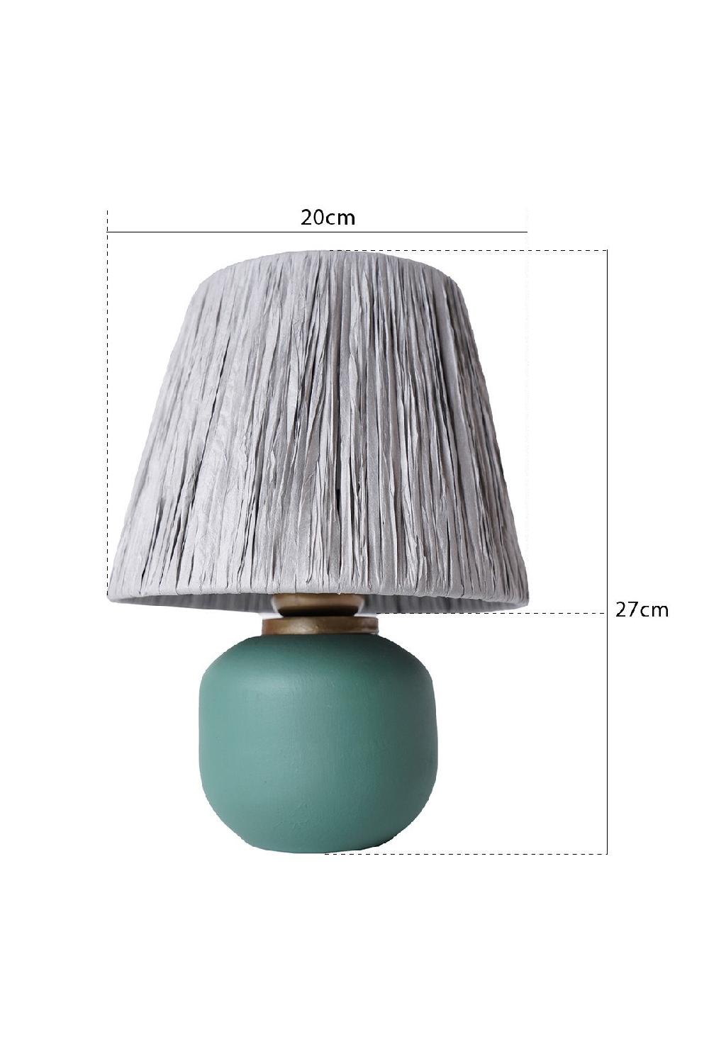 Opviq Ceramilluminate Green Rope Lamp | Opviq