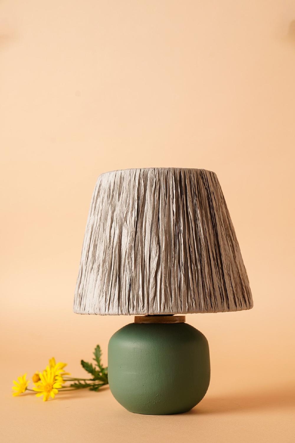 opviq Ceramilluminate Green Rope Lamp | Opviq