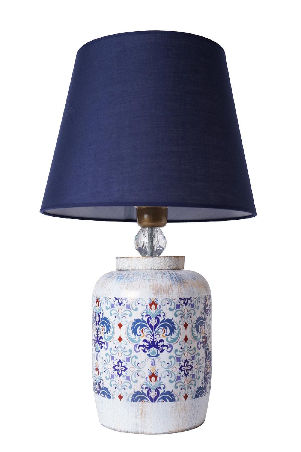 Opviq CeramiLuxe BlueGlow Table Lamp | Opviq