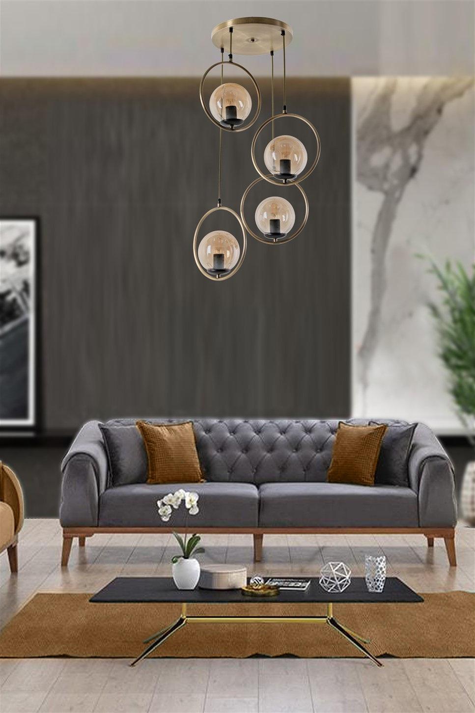 opviq CopperLuxe AuraChandelier | Opviq