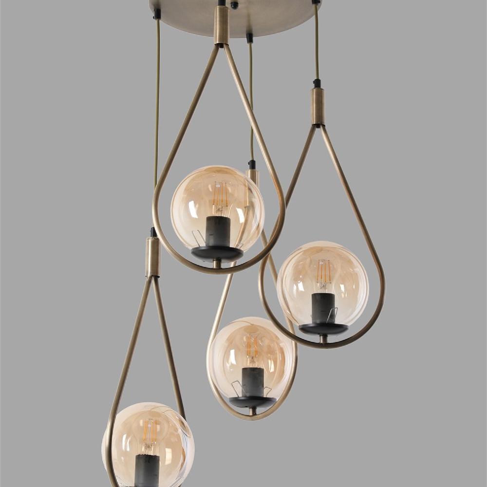 Opviq CopperLuxe AuraChandelier | Opviq