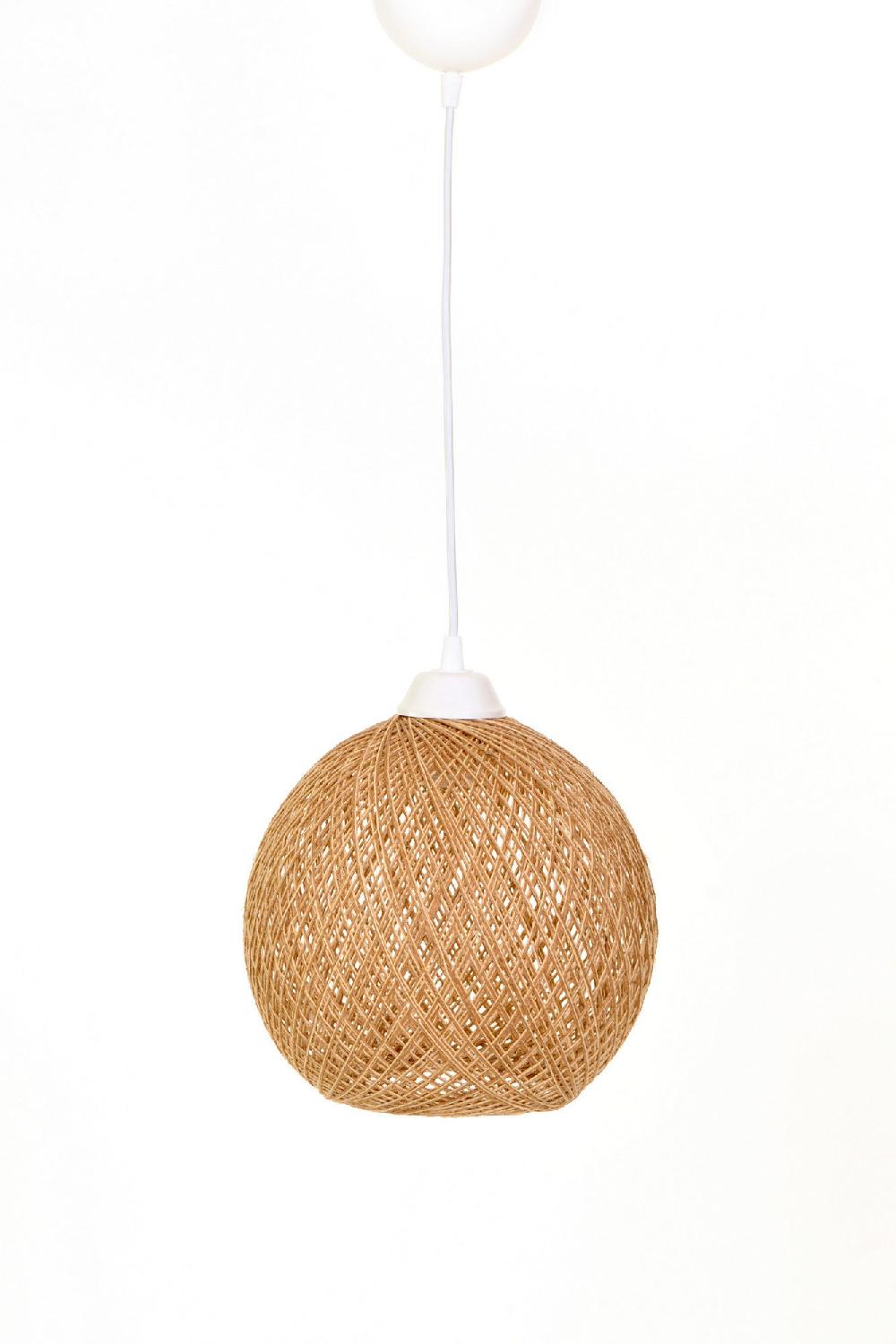 Opviq EcruLuxe Boho Jute Glow Chandelier | Opviq