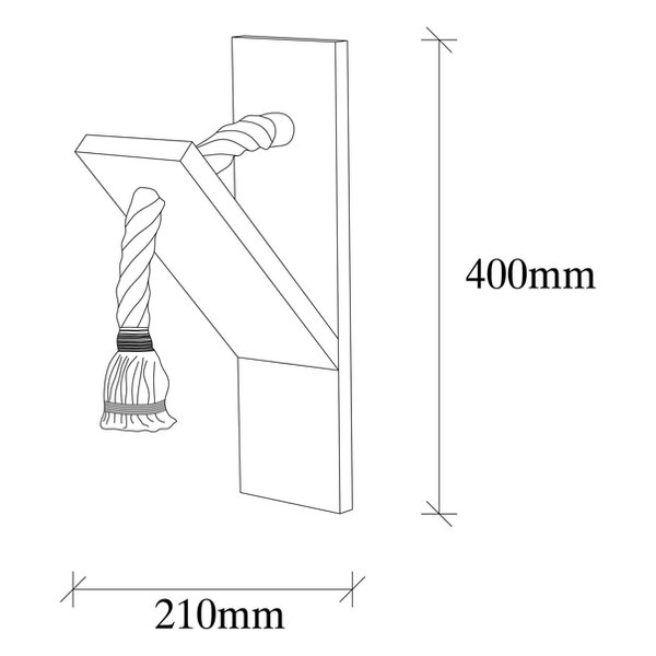 Opviq FirGlow Rustic Wall Lamp | Opviq