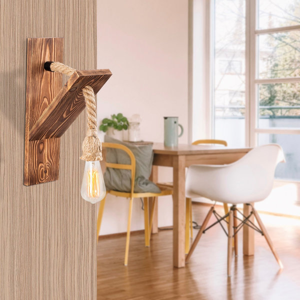 opviq FirGlow Rustic Wall Lamp | Opviq