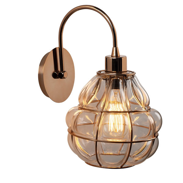 Opviq GlamGlow Copper Aura Wall Lamp | Opviq