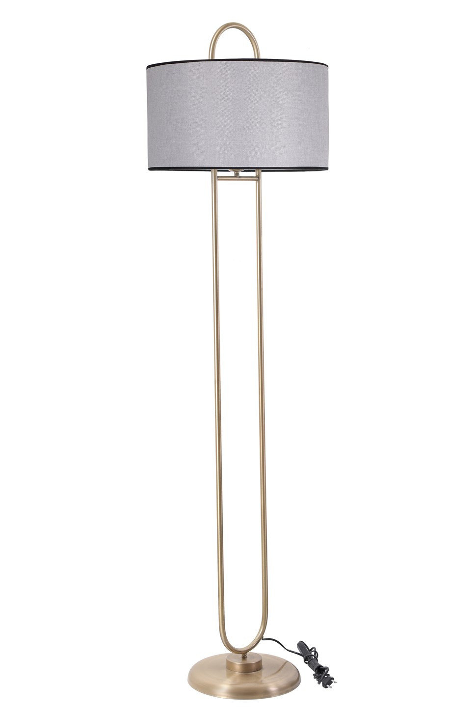 Opviq Glamora Grey: Luxe Metal Glow Lamp | Opviq