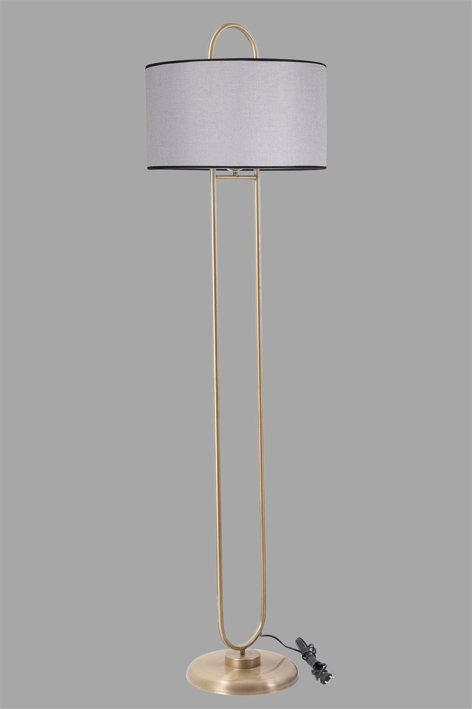 Opviq Glamora Grey: Luxe Metal Glow Lamp | Opviq