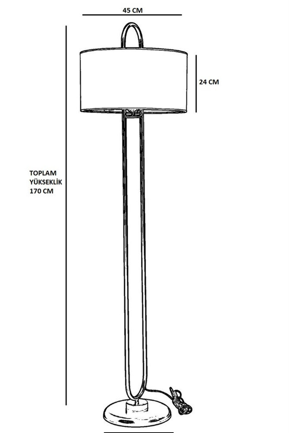 Opviq Glamora Grey: Luxe Metal Glow Lamp | Opviq