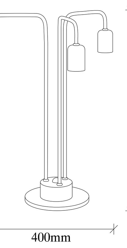 Opviq Glamora Luxe Metal Table Glow Lamp | Opviq