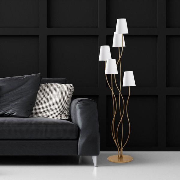 opviq Glamora MetalGlow Floor Lamp | Opviq