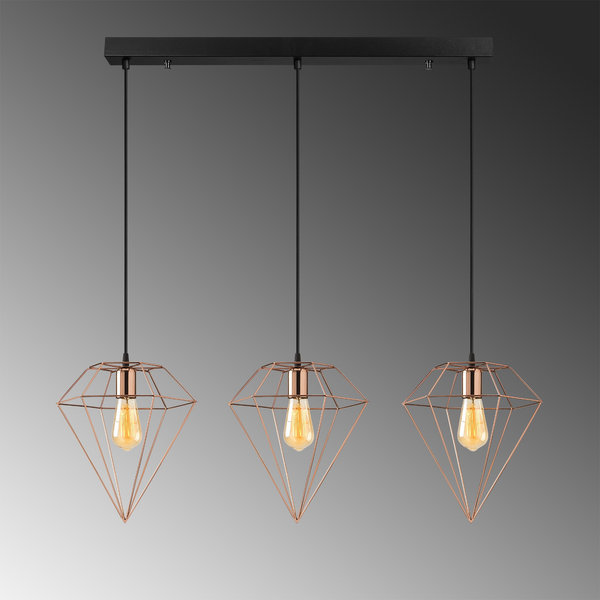 Opviq GlimmerForge Copper Chandelier | Opviq