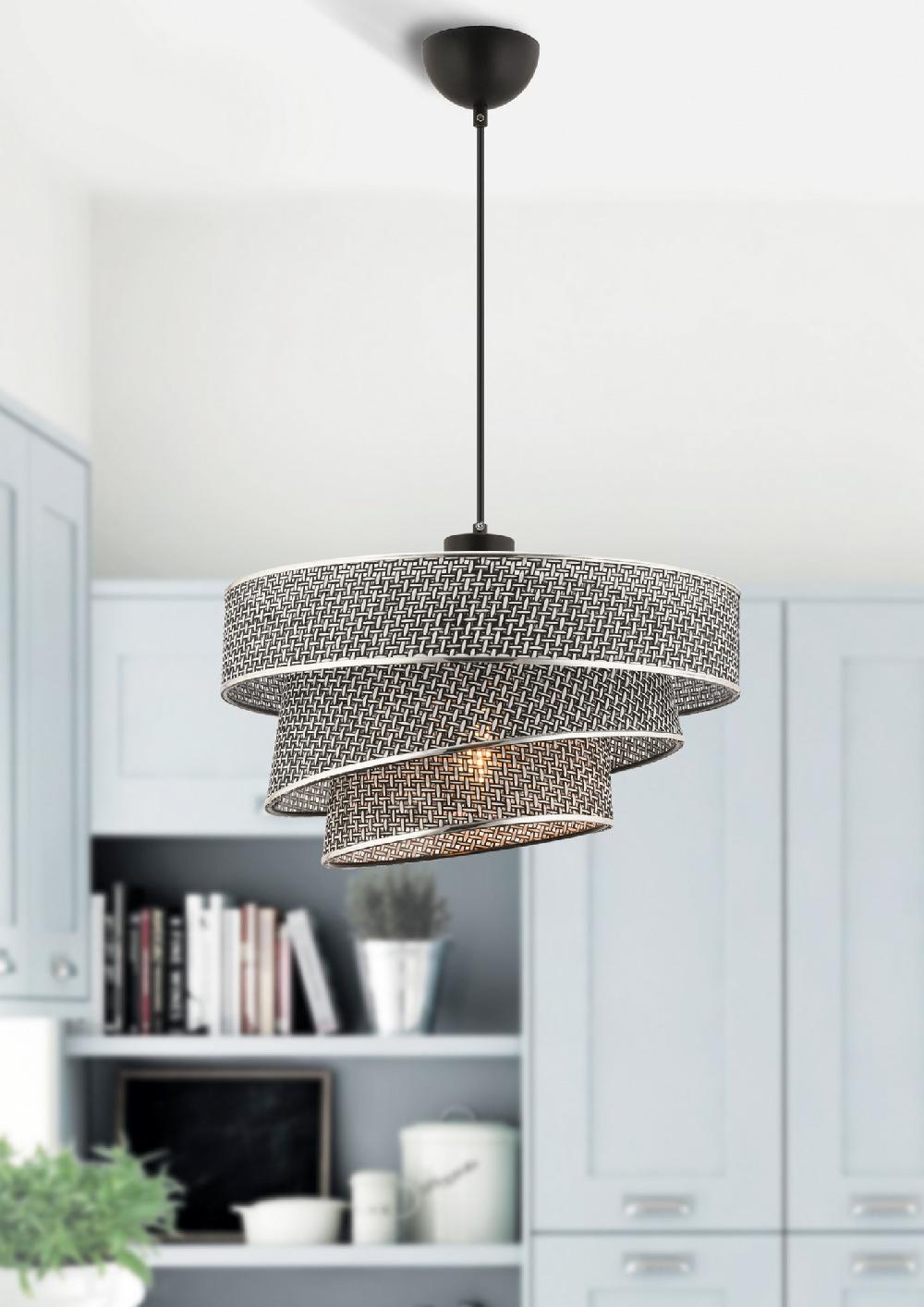 opviq GlimmerNest Grey Chandelier Elegance | Opviq