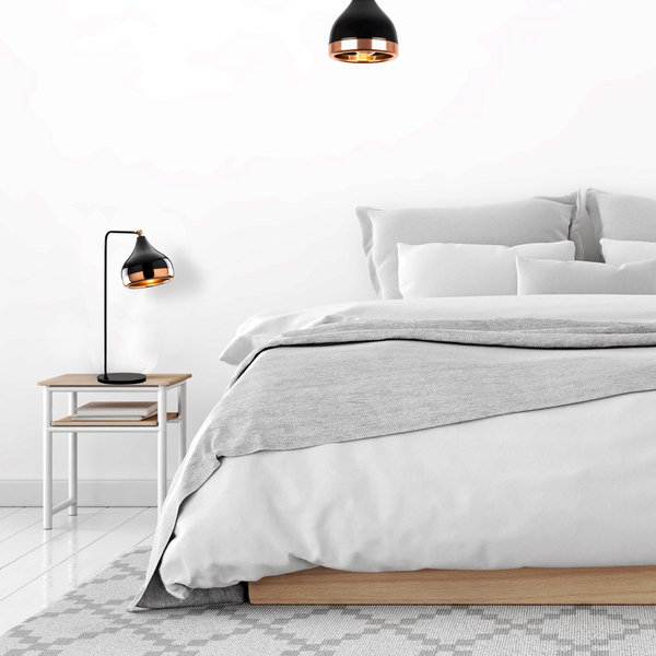 opviq GlimmerSphere Luxe: Chandelier & Lamp Duo | Opviq