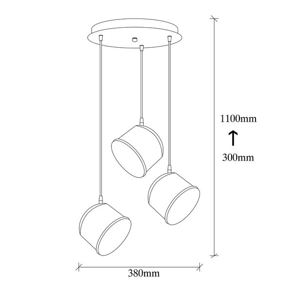 Opviq IronAura Glow Chandelier | Opviq