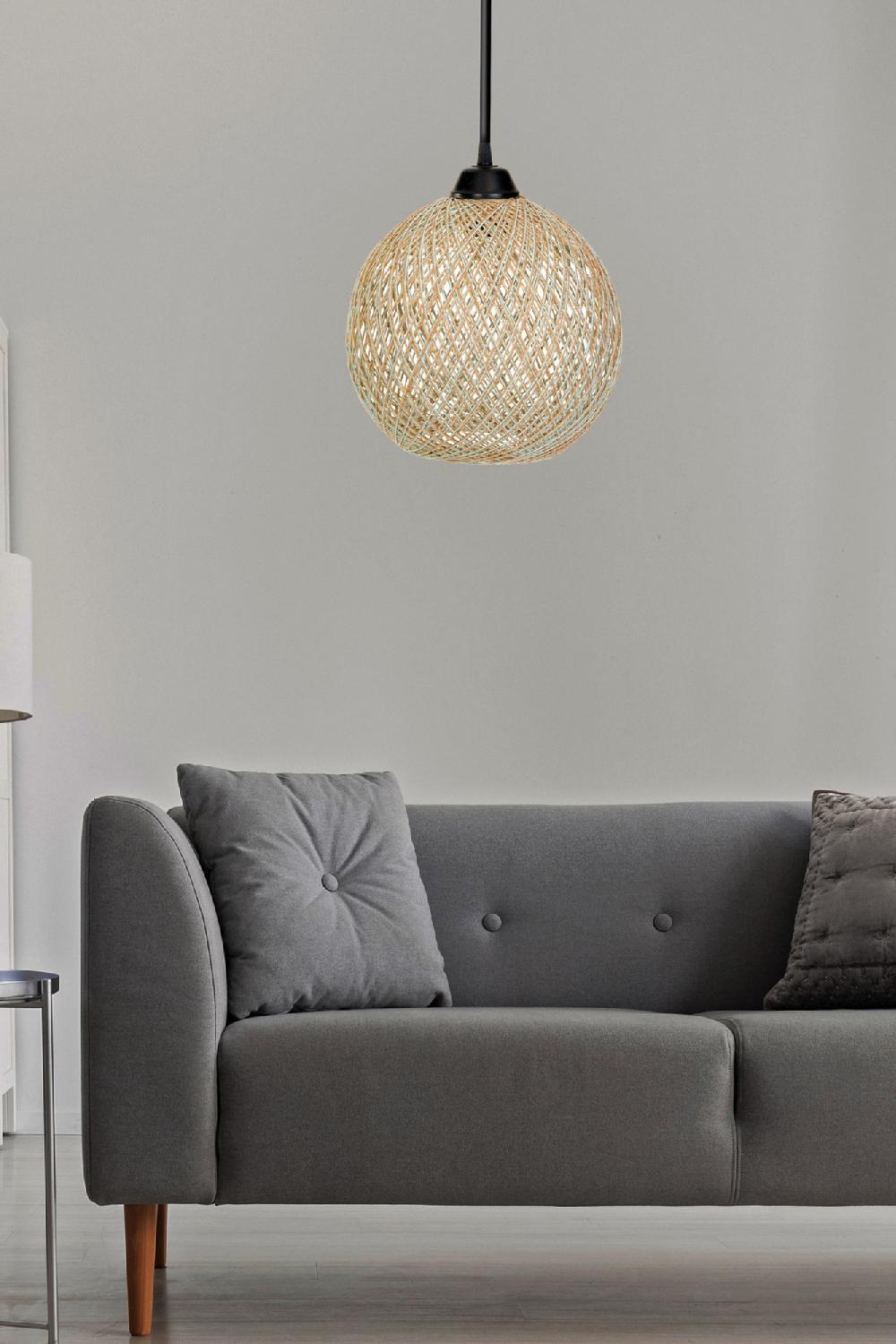 Opviq JuteLuxe: Boho-Chic Chandelier Delight | Opviq