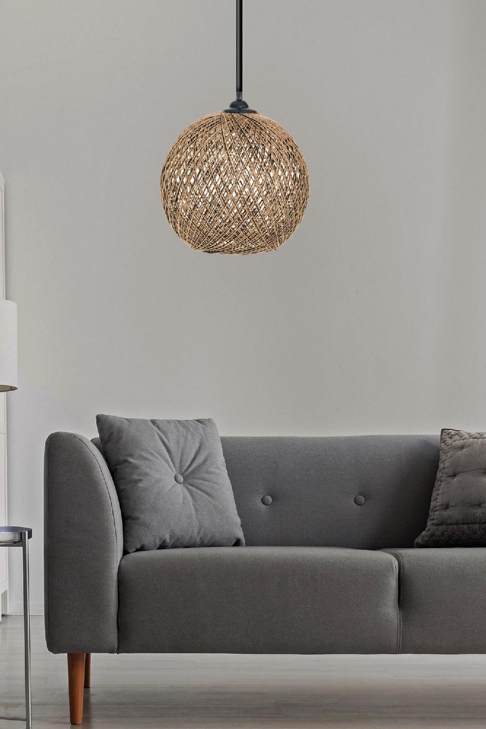 Opviq JuteLuxe: Boho-Chic Chandelier Delight | Opviq