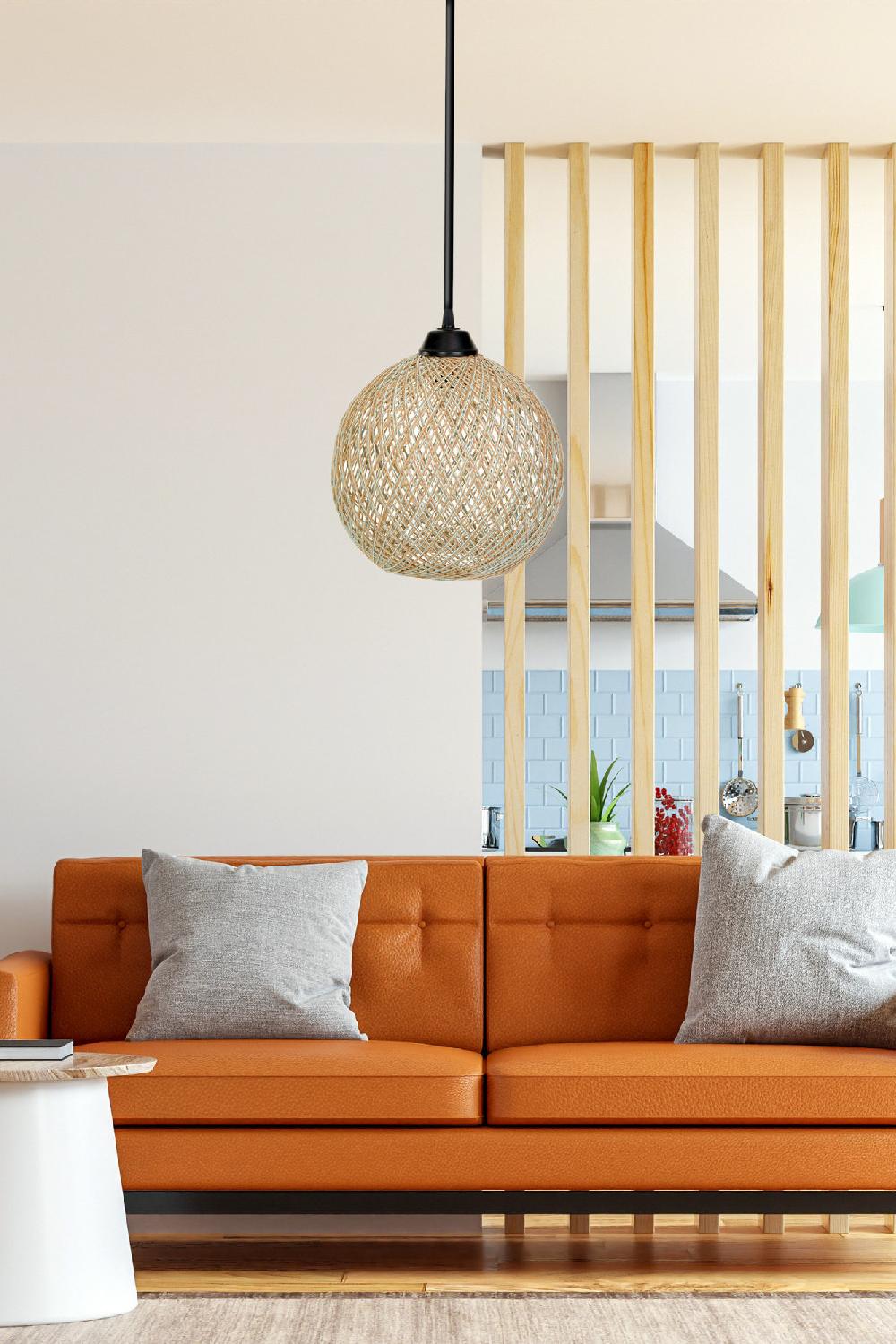 opviq JuteLuxe: Boho-Chic Chandelier Delight | Opviq