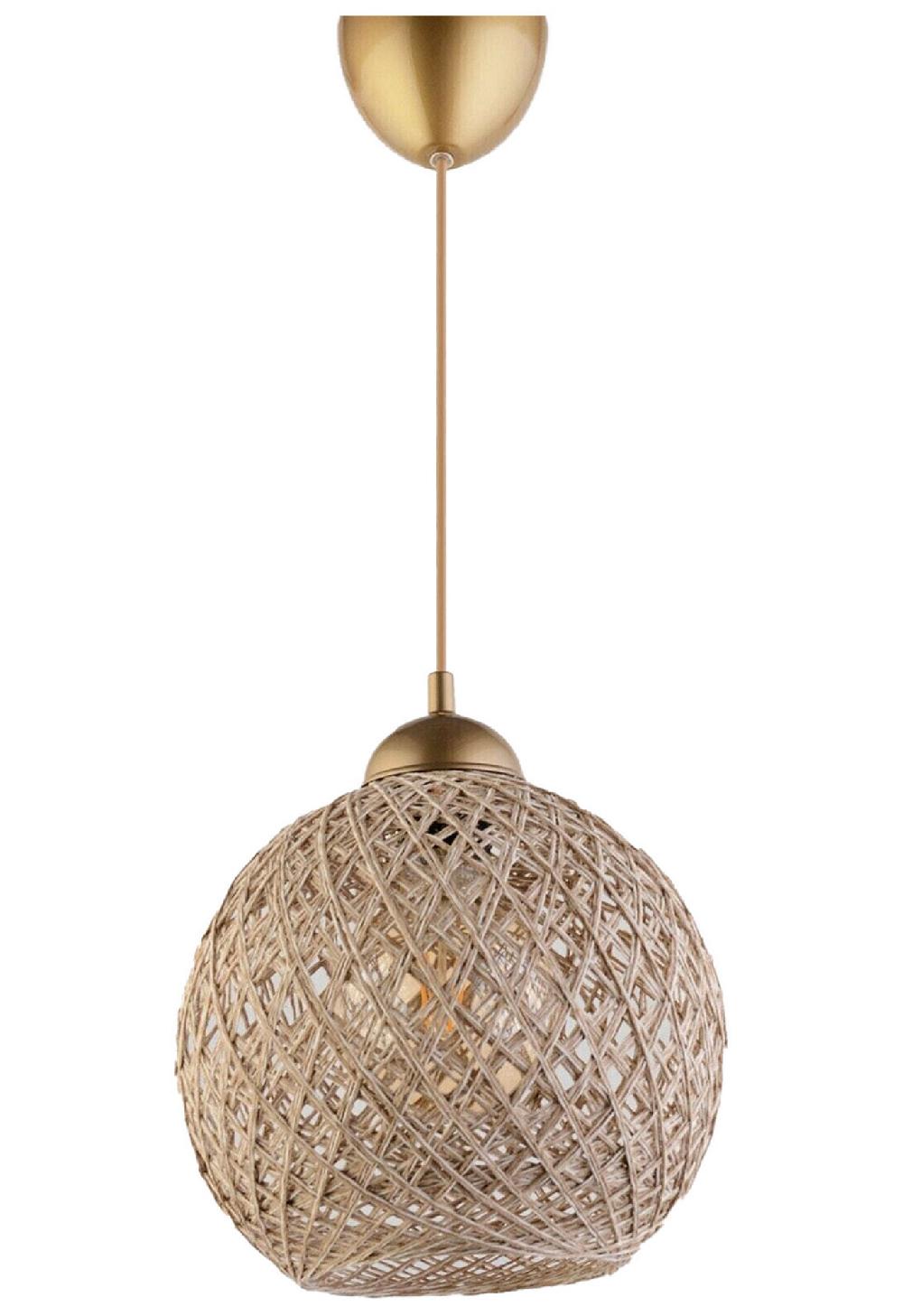Opviq JuteLuxe Boho Glow Chandelier | Opviq