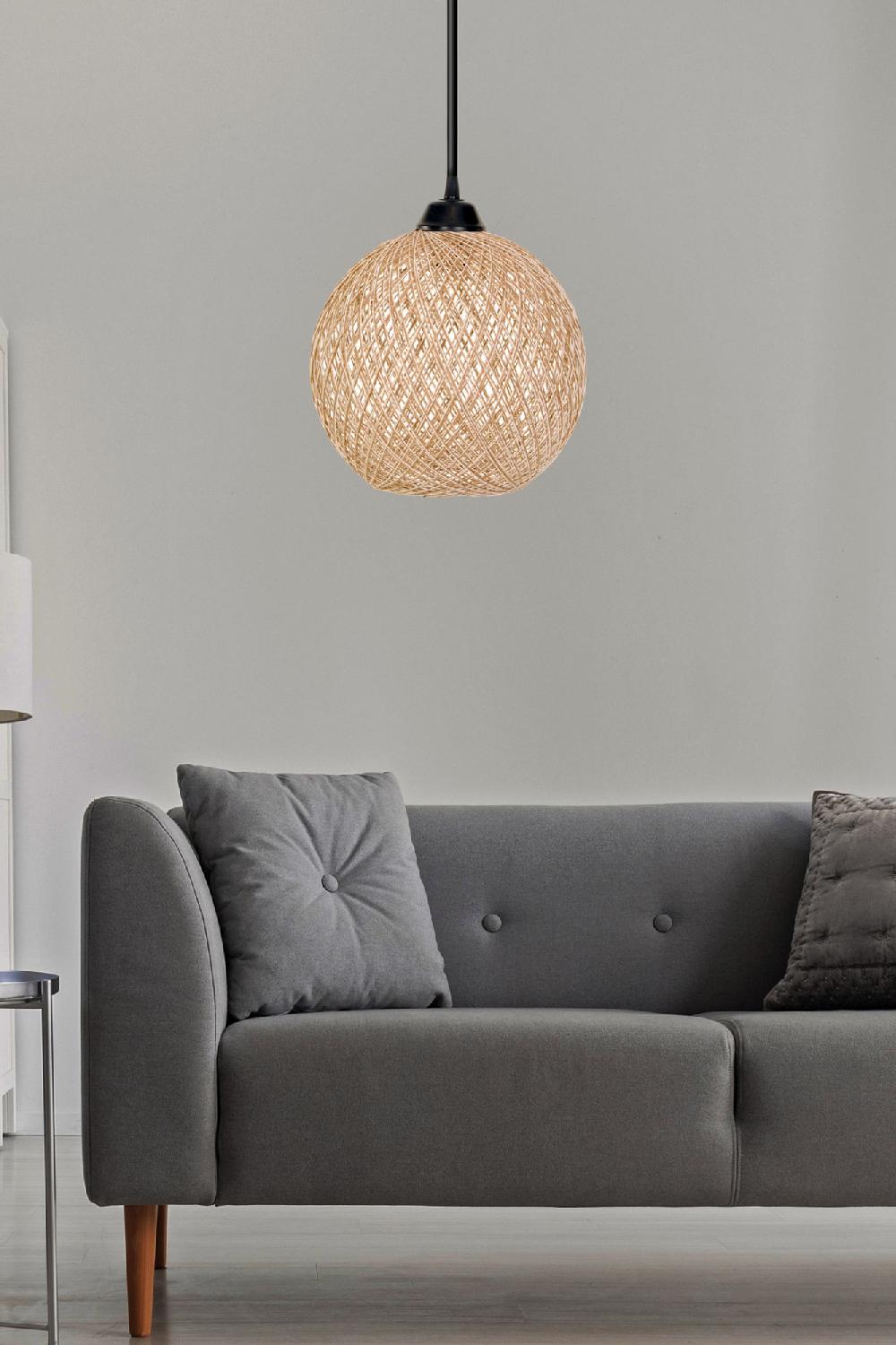 Opviq JuteLuxe Boho Glow Chandelier | Opviq