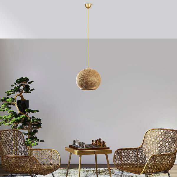 Opviq JuteLuxe Illumina Chandelier | Opviq